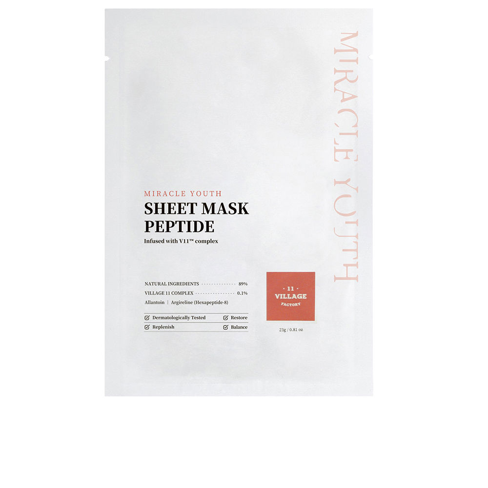 MIRACLE YOUTH sheet mask peptide 23 g